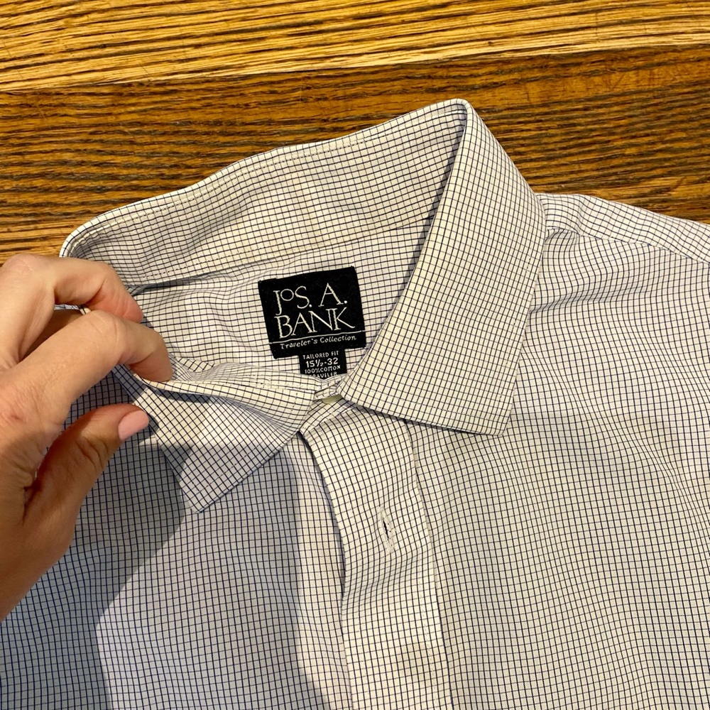 Jos A Bank long sleeve button down shirt